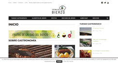 Desktop Screenshot of cocinadelbierzo.com